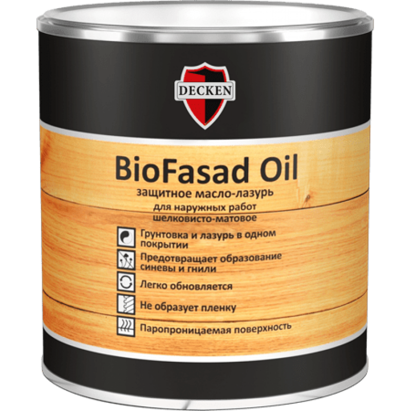 Защитное масло лазурь BioFasad Oil фото
